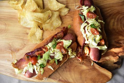 BLT HOT DOG