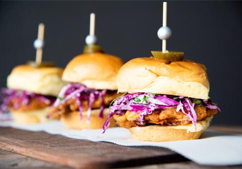 Spicy Chicken Sliders