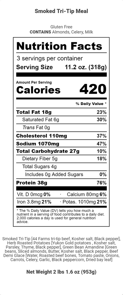 44 Farms Tri-Tip Meal